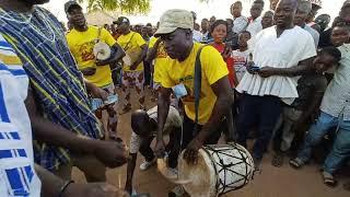 Excellent display of Frafra Gulugo performance at Yorogo Aburebisi. Ghana.