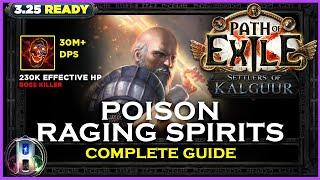 [PoE 3.25] POISON SRS GUARDIAN - PATH OF EXILE SETTLERS OF KALGUUR - POE BUILDS