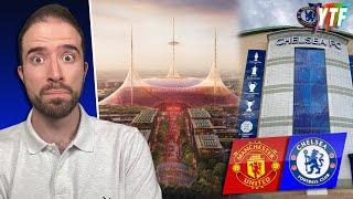 Man United NEW 100,000 Stadium UNVEILED?! | What About Chelsea's Stadium?