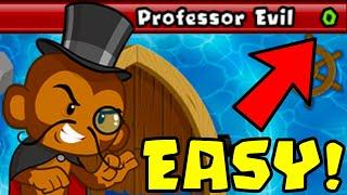 Easily Beat the NEW Professor Evil Challenge... (Bloons TD Battles)