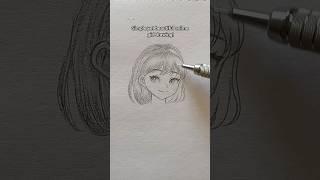 Simple yet beautiful anime girl drawing!