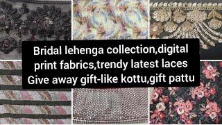 Ph-8919045088 Bridal lehenga ,digital print ,trendy latest lacesSri Sai Lakshmi Boutique is live!