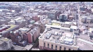 Glasgow City Centre Drone Footage 4k