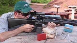 Testing reloaded ammo in AR-15