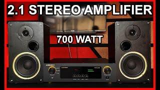 REFLEX  2. 1 STEREO AMPLIFIER |2 .1 AUDIO SYSTEM |STEREO AMPLIFIER WITH SUBWOOFER OUTPUT REFLEX TECH