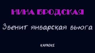 Нина Бродская - Звенит январская вьюга (караоке)