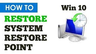 System Restore In Windows 10 | Easily Restore A System Restore Point In Windows 10