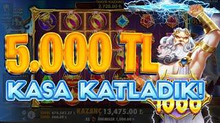 Gates Of Olympus 1000 Küçük Kasa  5.000 TL Kasa Katladık | Küçük Kasa Slot Kazançları