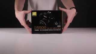 Распаковка нового фотоаппарата Nikon D5500 kit 18-55