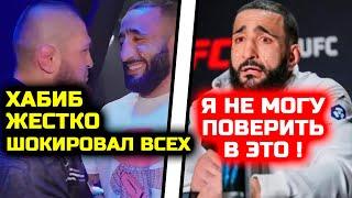 Хабиб ЖЕСТКО ШОКИРОВАЛ ВСЕХ БЕЗУМНЫМ ПОСТУПКОМ Хабиб Нурмагомедов Ислам Махачев Илия Топурия