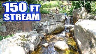 EPIC 150-FOOT STREAM AND WATERFALL: Greg Wittstock, The Pond Guy