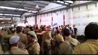 The Breslover Chasidim's NaNach Brigade Dancing with IDF Soldiers Before Heading Into Gaza