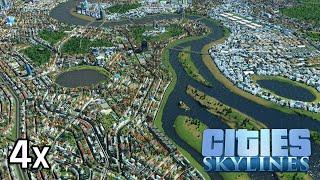 Cities Skylines - Map: Weaving Waters (4x)