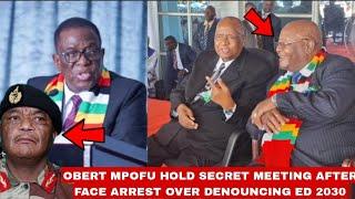 VP Chiwenga foot Solider Obert Mpofu hold secret meet as tension rise after denounced Zanu-PF 2030