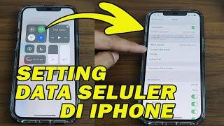 Cara menyalakan data internet seluler di hp iPhone, Lakukan Settingan Ini Dulu!!