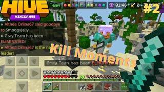 Kill Moments || Hive Skywars || MCPE || #2