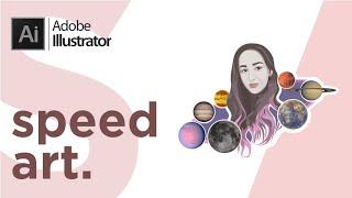 Adobe Illustrator | Digital Speed Art Спид Арт | Custom Stickers Наклейки | Графическая Иллюстрация