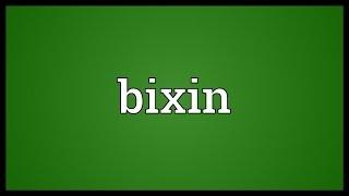 Bixin Meaning