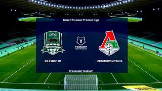 Krasnodar vs Lokomotiv Moscow | Krasnodar Arena | 2020-21 Russian Premier Liga | PES 2021