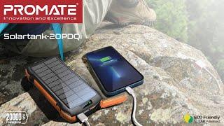 20000mAh Rugged EcoLight  Solar Power Bank | PROMATE