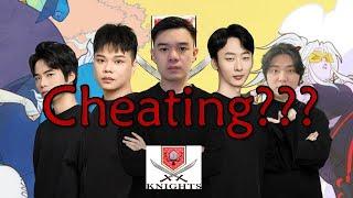 Team Knight of Dota 2, Accused of cheating. Cheating allegations might be true.  - Dota 2