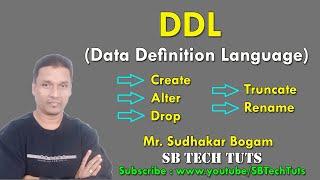 DDL Commands in SQL | DDL (Create, Alter, Drop, Truncate and Rename) Commands | DDL Queries | DBMS