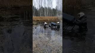 Квадроцикл ATV YAMAHA GRIZZLY буль буль утопили 🫣 чёт пошло не так #запрудклуб #offroad #atv