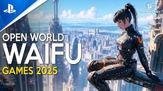 TOP 20 MOST EXCITING Open Worlds in New RPG Waifu Games coming out in 2025