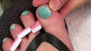 Simple and cute nail art for Toes / Mẫu vẽ đơn giản-YouTube Amy Huynh