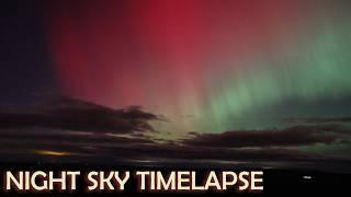 Aurora night sky timelapse compilation