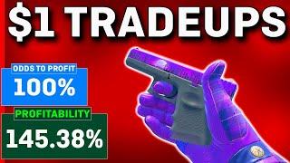 The MOST PROFITABLE CS2 Trade Ups UNDER $1! (NO RISK)