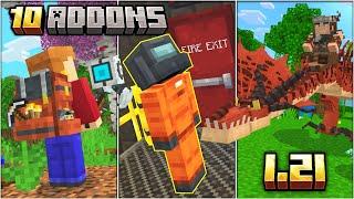 TOP 10 ADDONS PARA MINECRAFT PE 1.21 (Bedrock)