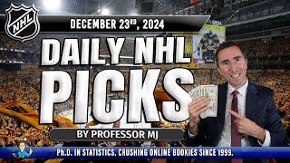 NHL PICKS TODAY | BEST 3 BETS FOR TONIGHT'S GAMES (December 23rd) #nhlpicks