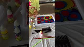 Turkish Traditional handcrafts.. Ebru for kids ️