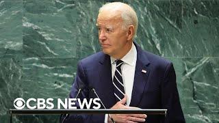 Biden's final U.N. address as president acknowledges world despair