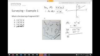 CE 452 Lecture 07:  FE Exam Review, Land Surveying (2020.10.07)