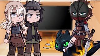 Past Dragon Riders React To Dragon Master || HTTYD || Gacha React