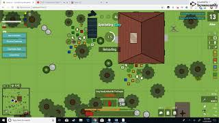 SURVIV.IO HACKER DROPS 13+ KILLS WITH M249! (GONE INSANE)