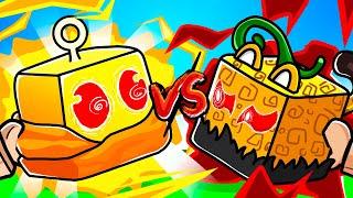 Frutas MITICAS VS LEGENDARIAS en Blox Fruits 