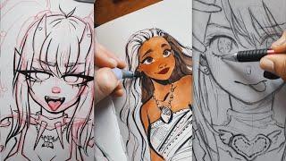 Art drawing tiktok compilations ~ Drawing tiktok #52