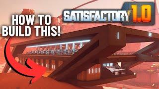 How to build the PERFECT TRAIN STATION in Satisfactory