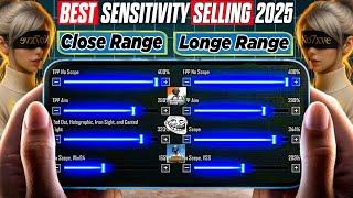 NEW UPDATE 3.8 CODE  PUBG MOBILE/BGMI SENSITIVITY SETTINGS 2025 | BEST SCOPE SENSITIVITY SETTINGS