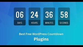 Best free countdown WordPress plugin | How to add countdown in WordPress | Free WP Counter plugin