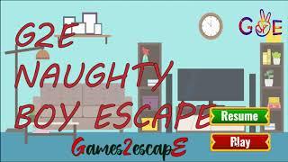 G2E Naughty Boy Escape Walkthrough