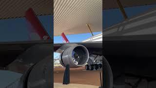 VH-EBQ Qantas Boeing 747-200 on display at the Qantas Founders Museum at Longreach Airport