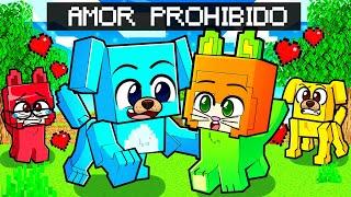 Gatos VS Perros AMOR PROHIBIDO en Minecraft!