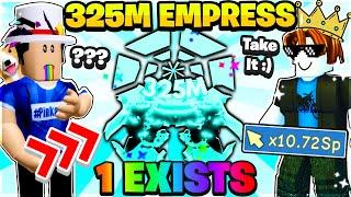 Rich Noob TRADES *1 Exist* SECRET 325M Galaxy Empress!? Roblox Clicker Simulator