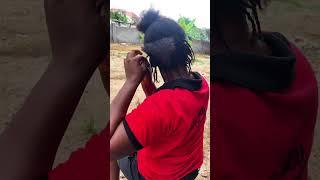 I braided my hair my self and I think it came out nice.#lifestylevlog #braidedhairstyles #dailyvlog