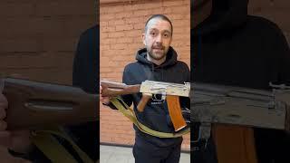 Зеркальный Ак Автомат калашникова ак74 ммг хром, Ак 47, ak47, ak74, ак74,  автомат ак хромированный