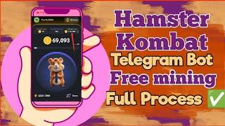 Hamster Kombat bot new project on telegram | app with auto mining process | similar to Notcoin